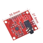 Измерение 35,6 * 27.8мм набора АД8232 ЭКГ модуля датчика контроля сердца ЭКГ ИМПа ульс