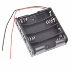 Коробка держателя батареи черноты 4 1.5V AA для Arduino