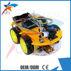 Профессиональные части автомобиля дистанционного управления черноты ДИИ желтого цвета робота автомобиля Ардуйно
