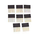 2.54mm 6 8 соединитель заголовка 10 Pin для плакировки золота экранов Arduino