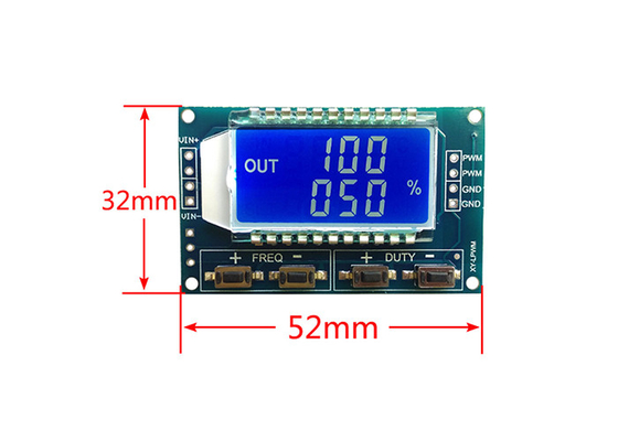 Модуль LCD круга обязаностей частоты ИМПа ульс PWM регулируемый для Arduino