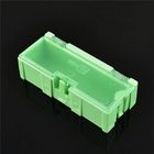 Прочный ящик для хранения зеленого цвета СМД, пластиковая коробка электронных блоков