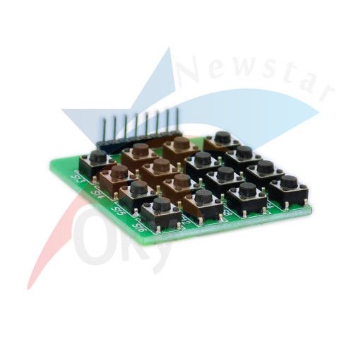 8 PCB 4 x клавиатуры Pin 16 модуль матрицы многоточия 4 для Arduino MCU/AVR/РУКОЯТКИ