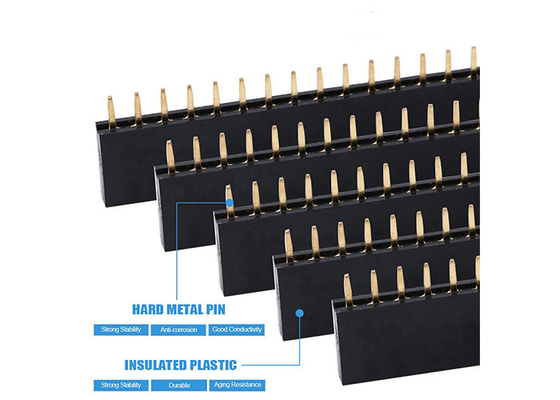 Набор стартера прокладки заголовка Pin прямой одиночной доски PCB строки женский для Arduino 120pcs
